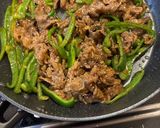 牛肉とピーマンのオイスターソース炒め作り方7写真