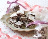 材料2つチョコ不要ヌガー風チョコクッキー作り方5写真