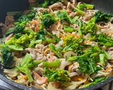 *菜の花と豚肉のチーズ春巻き*作り方2写真