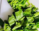 私の 筍とほうれん草の炒め作り方3写真