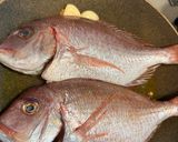 釣って来た花鯛のアクアパッツァ作り方3写真