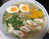 朝の野菜たっぷり鶏うどん作り方4写真