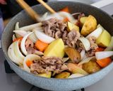 簡単◎フライパンで味しみ絶品肉じゃが作り方1写真