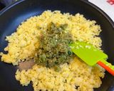 余った、もち麦餃子の餡で旨いチャーハン作り方5写真