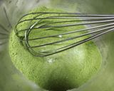 蕎麦の実入り抹茶プリン作り方2写真