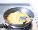 【ゴーヤとスパム卵のオイマヨ炒め】作り方4写真