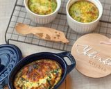 離乳食後期♡ほうれん草のココットオムレツ作り方7写真