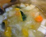 豆乳＆味噌で野菜ゴロゴロスープ作り方3写真
