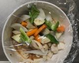 肉無チクワ簡単洋風麻辣湯味野菜炒め作り方11写真