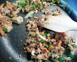 ツナと彩り野菜の味噌チャーハン作り方3写真