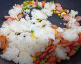ひと味加えて満足ケチャップ炒飯作り方3写真
