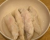 夏バテ予防！火も使わない鶏ササミオクラ丼作り方1写真