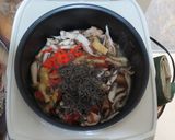 三種のキノコと塩昆布の薄味炊き込みご飯作り方7写真