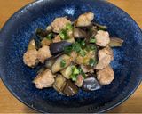 簡単&味濃い目！ナスと柔らか肉団子炒め作り方12写真
