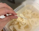 パリパリ、シャキシャキ！こんがりチーズ蓮根作り方1写真