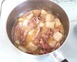 ラム肉で✾Newレトロ系な「どて焼き」を作り方5写真