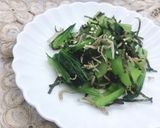 小松菜えびちりめんカルシウムたっぷり冷奴作り方4写真