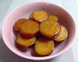 さつまいもの甘醤油煮作り方3写真
