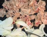 【居酒屋風♪とろ～り旨辛】豚こまキムチーズ焼き作り方4写真