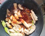 鶏むねコチュジャン甘辛丼作り方3写真