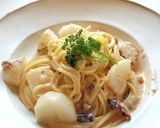 ワンパン★カブと鮭のクリーミーパスタ作り方7写真