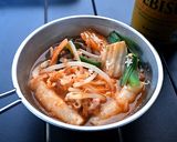 辛ラーメン簡単1人鍋ソロキャンプVer.作り方8写真