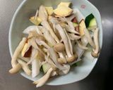 お一人様野菜たっぷりバーベキュー味親子丼作り方7写真