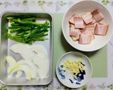 簡単昼食・今日の夕飯ナポリタン焼きうどん作り方1写真