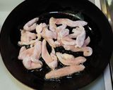 鶏胸肉の青椒肉絲っぽい炒めもの作り方3写真