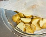 レンジで時短！のり塩ポテト作り方2写真