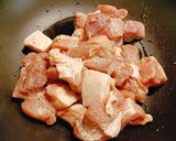 カレー用豚肉で作る酢豚作り方6写真