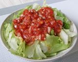 トマト高騰の味方！レタス＆トマト缶サラダ作り方3写真