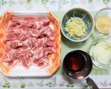 簡単昼食・今夜の夕飯！生姜焼き風豚丼主菜作り方1写真