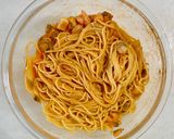 シーフードトマトソース麹パスタ作り方4写真
