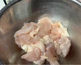 鶏むね×ピーマンの照り味噌マヨ作り方1写真