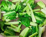 簡単！シャッキリ青菜炒め♡名古屋風作り方3写真