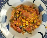 とうもろこしのナポリタン作り方13写真