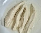 たたききゅうりとささみの梅しそ和え作り方2写真