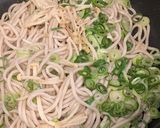 柚子胡椒香る♪蕎麦で焼きそば作り方3写真