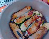 ＊ズッキーニとなすの豚肉挟み焼き＊作り方4写真