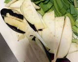 豚ひき肉とナスとニラの中華炒め作り方1写真