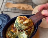 離乳食後期♡ほうれん草のココットオムレツ作り方7写真