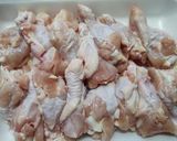 鶏手羽元簡単漬け置き酢味付けとチンゲン菜作り方1写真