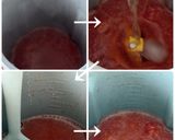 簡単！いちごスープ〜水切りヨーグルト添え作り方4写真