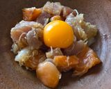 お刺身の切り落としで！ 海鮮ユッケ作り方5写真