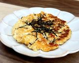 ふわもち♡厚揚げの明太チーズガレット作り方6写真