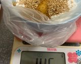 【トースター】袋で！はちみつ胡麻クッキー作り方1写真