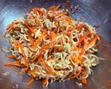 切干大根とにんじんのツナポン酢和え★味変も！作り方4写真