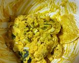 せいろ蒸しでカレー粉入かぼちゃサラダ作り方4写真