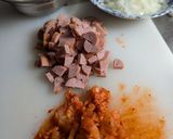 キムチチャーハン作り方1写真